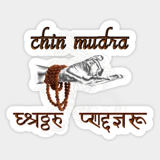 Chin Mudra Sticker